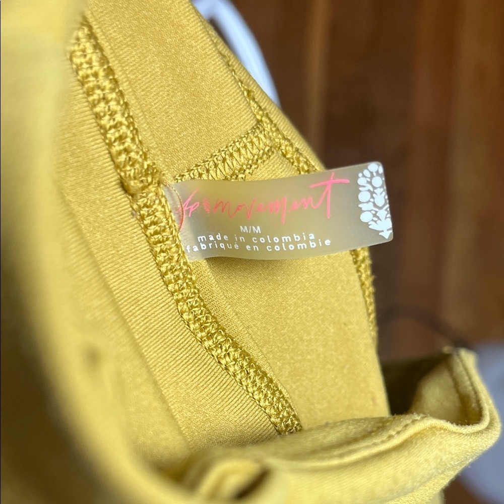 FP Movement by Free People Mustard Straight Leg Pants - Picture 3 of 5